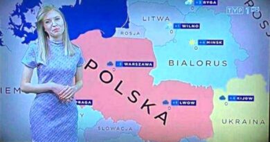 Kitört a botrány a lengyel időjárás-jelentésben megjelent ukrán térkép miatt